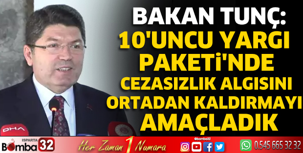 Cezasızlık algısını ortadan kaldırmayı amaçladık