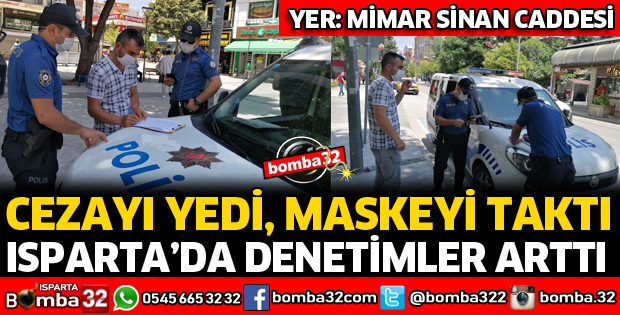 CEZAYI YEDİKTEN SONRA MASKESİNİ TAKTI