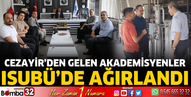 Cezayir'den gelen akademisyenler ISUBÜ'de ağırlandı