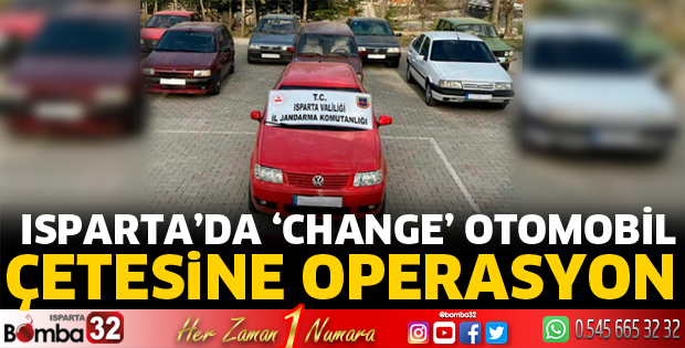 Change Otomobil Çetesine Operasyon
