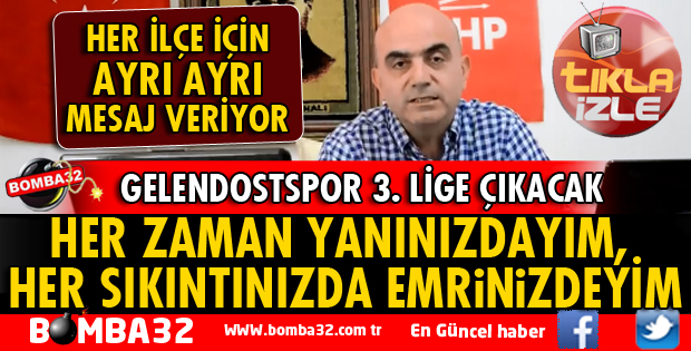 CHP ADAYI CEYHAN'DAN HER İLÇEYE ÖZEL PROJE