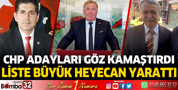 CHP adayları göz kamaştırdı