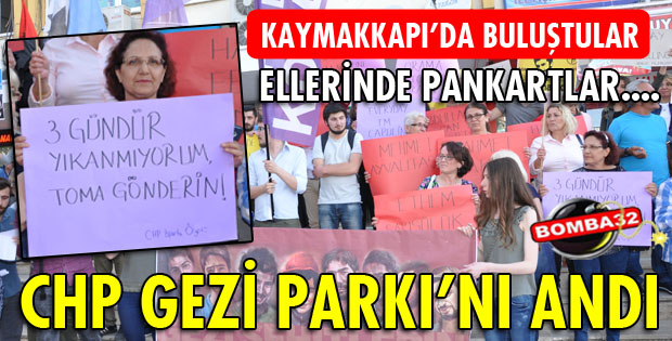 CHP GEZİ PARKINI ANDI