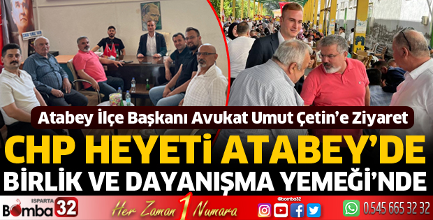 CHP heyeti Atabey'de 