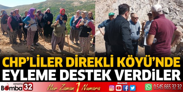 CHP heyeti Direkli Köyü'nde 