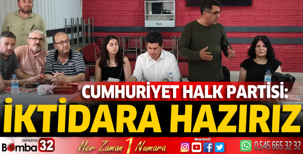 CHP: İktidara hazırız