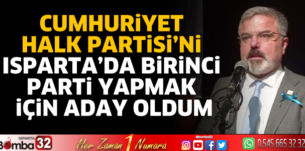 CHP İl Başkan Adayı Hasan Karaca'nın açıklamaları 