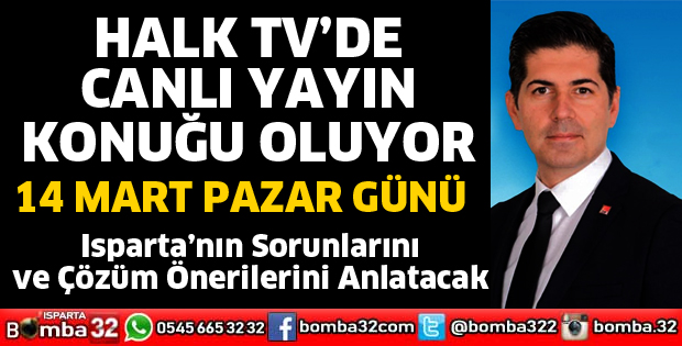 CHP İl Başkanı canlı yayın konuğu oluyor