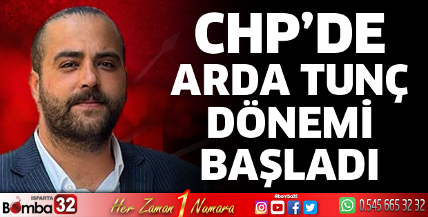 CHP Isparta Gençlik Kolları Başkanı Arda Tunç