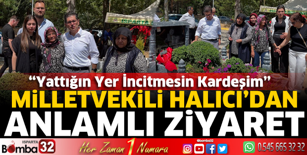 CHP Isparta Milletvekili Halıcı’dan Duygusal Anma