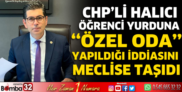 CHP öğrenci yurduna özel oda yapıldığı iddiasını meclise taşıdı