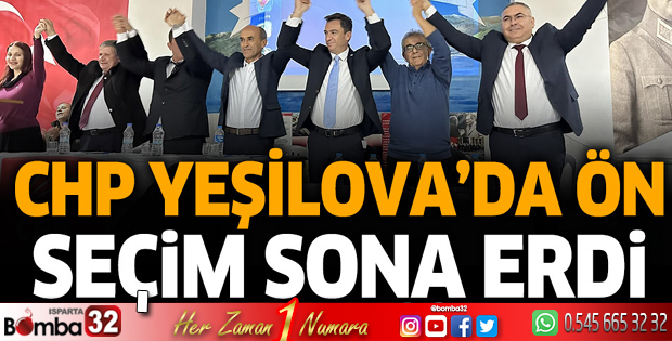 CHP Yeşilova'da ön seçim sona erdi