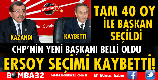 CHP'DE YENİ BAŞKAN KÜRKÇÜ OLDU
