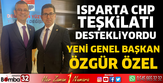 CHP'de yeni Genel Başkan Özgür Özel