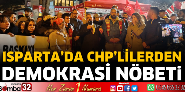 CHP'den demokrasi nöbeti 