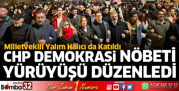 CHP'den Demokrasi Nöbeti yürüyüşü