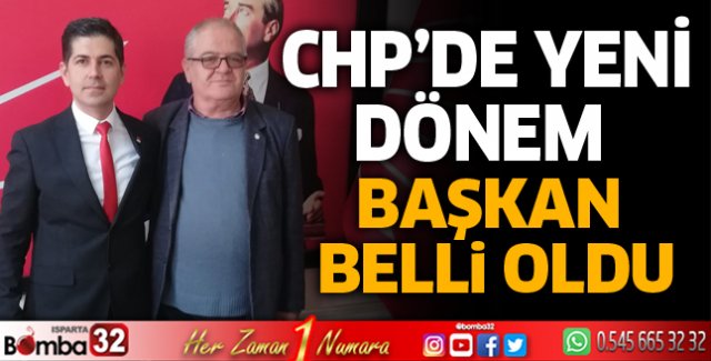 CHP'den yeni başkan belli oldu