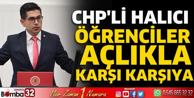 CHP'li Halıcı 'Öğrenciler açlıkla karşı karşıya'
