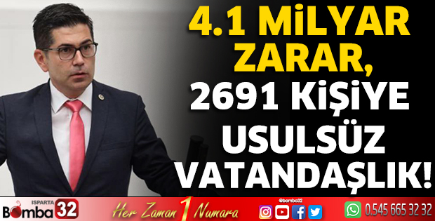CHP'li Halıcı’dan “Vatandaşlıkta yolsuzluk” soru önergesi