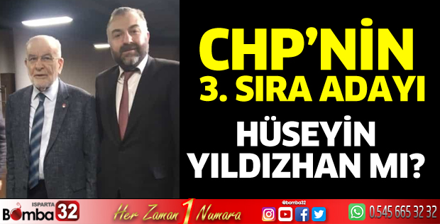 CHP'nin 3. sıra adayı Hüseyin Yıldızhan mı?