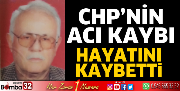 CHP'nin acı kaybı
