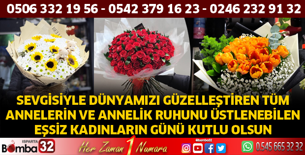 Çiçekçim Erdem Anneler Günü’nde hizmet verecek