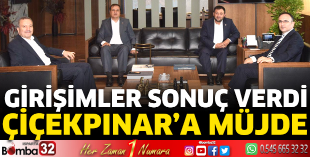 Çiçekpınar'a müjde