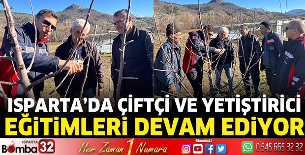 Çiftçi ve yetiştirici eğitimleri devam ediyor