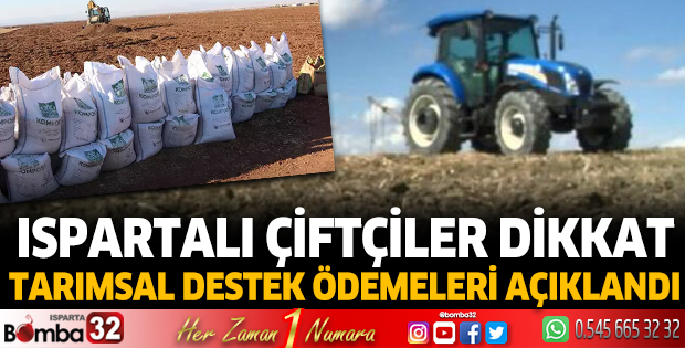 Çiftçilere bu yıl için ödenecek tarımsal destekler belli oldu