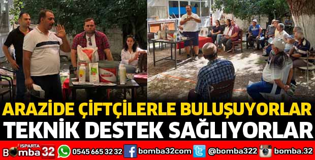 ÇİFTÇİLERE TEKNİK DESTEK EĞİTİMİ