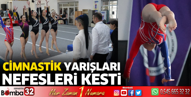 Cimnastik yarışması nefesleri kesti