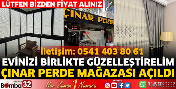 Çınar Perde Mağazası açıldı