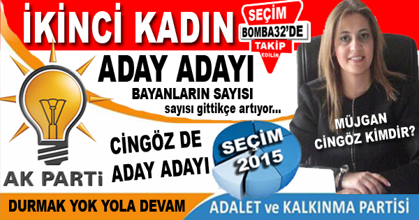 CİNGÖZ DE ADAY ADAYI
