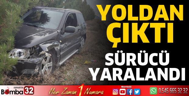 Cip yoldan çıktı: 1 yaralı