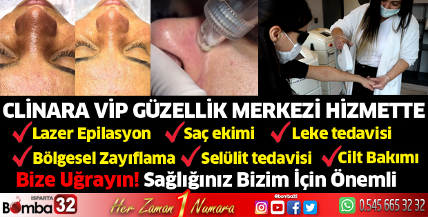Clinara Vip Güzellik Merkezi hizmette