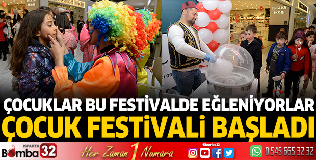 Çocuk festivali başladı