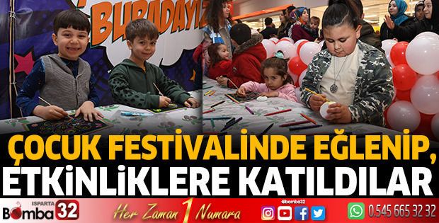 Çocuk festivali sona erdi