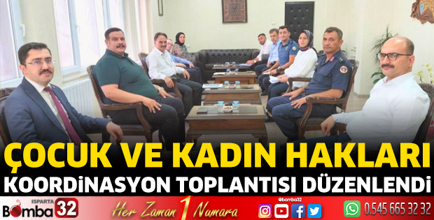 Çocuk ve kadın hakları toplantısı 