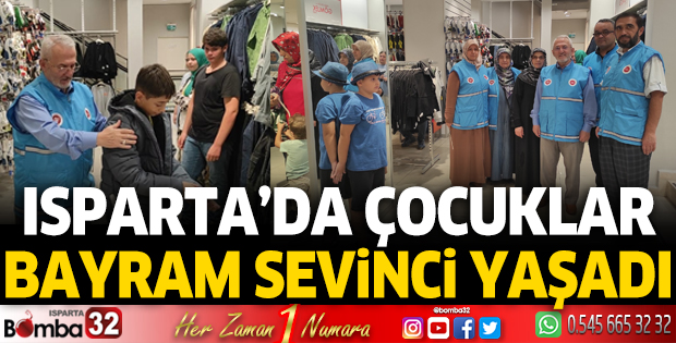 Çocuklar bayram sevinci yaşadı