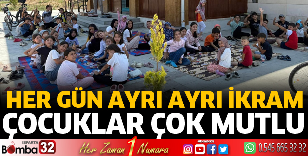 Çocuklar çok mutlu