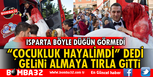 ÇOCUKLUK HAYALİNİ GERÇEKLEŞTİRDİ
