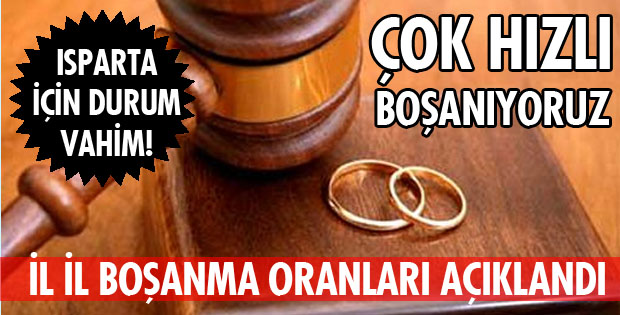 ÇOK HIZLI BOŞANIYORUZ!