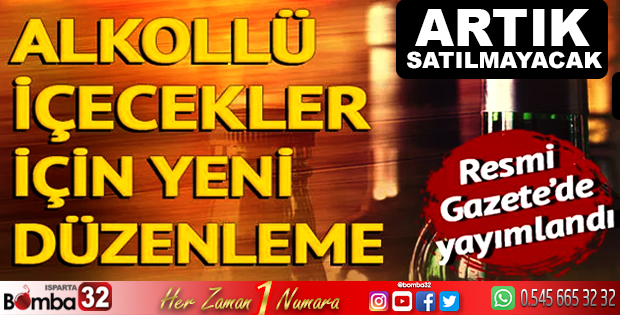 ÇOK KÜÇÜK VE BÜYÜK AMBALAJLI İÇKİ SATIŞINA YASAK