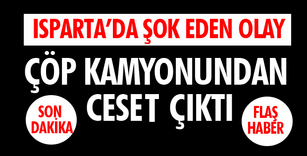 ÇÖP KONTEYNIRINDAN CESET ÇIKTI