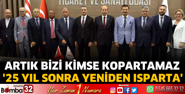 Cuhmurbaşkanı Tatar 25 yıl sonra tekrar Isparta'da