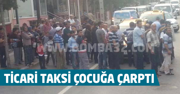 CUMA PAZARIN MEVKİNDE KAZA 1 YARALI 