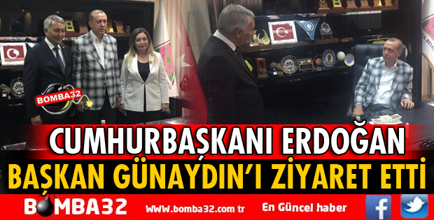 CUMHURBAŞKANI ERDOĞAN ISPARTA BELEDİYESİ'Nİ ZİYARET ETTİ