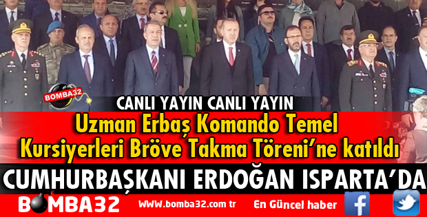 CUMHURBAŞKANI ERDOĞAN ISPARTA'DA 