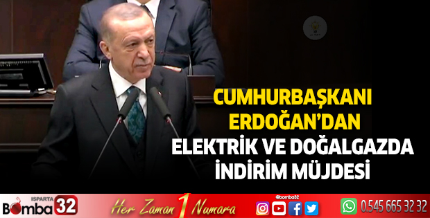 Cumhurbaşkanı Erdoğan’dan Elektrik Ve Doğalgazda İndirim
