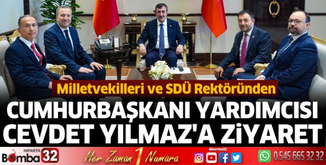 Cumhurbaşkanı Yardımcısı Cevdet Yılmaz'a ziyaret